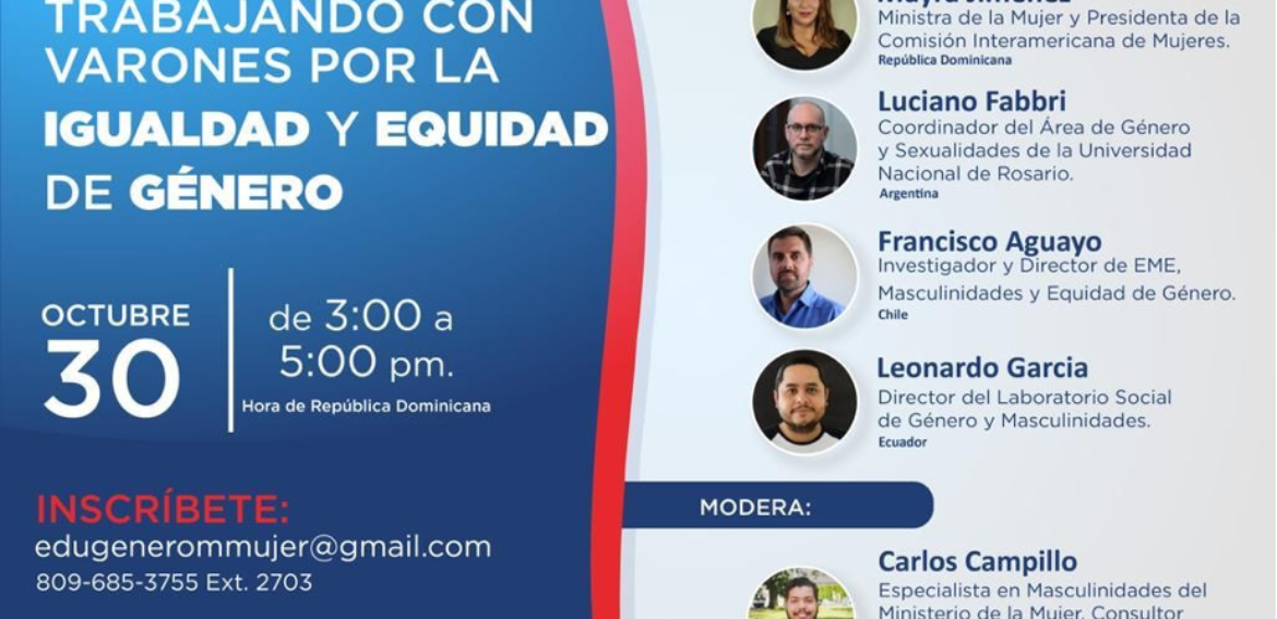 Trabajando con Hombres por la Igualdad y equidad de género