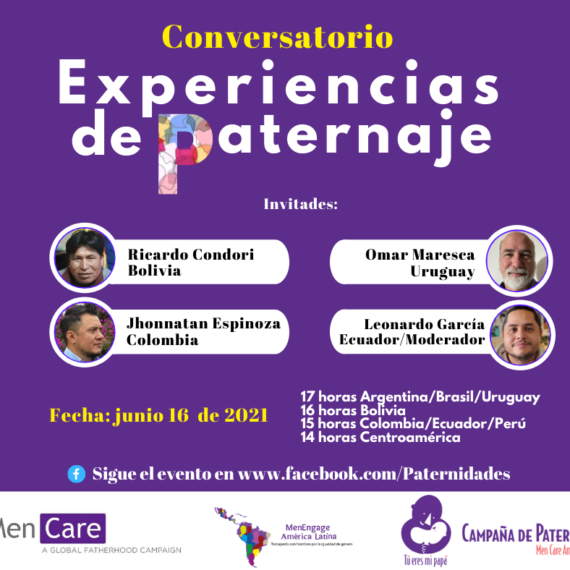 ciclo de acciones TIEMPOS DE PATERNAJE: conversatorio “Experiencias de paternaje”